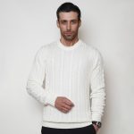 پلیور بافت یقه گرد مردانه کد 445 - تصویر 4