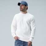 تی شرت مردانه آستین بلند یقه گرد کد 161