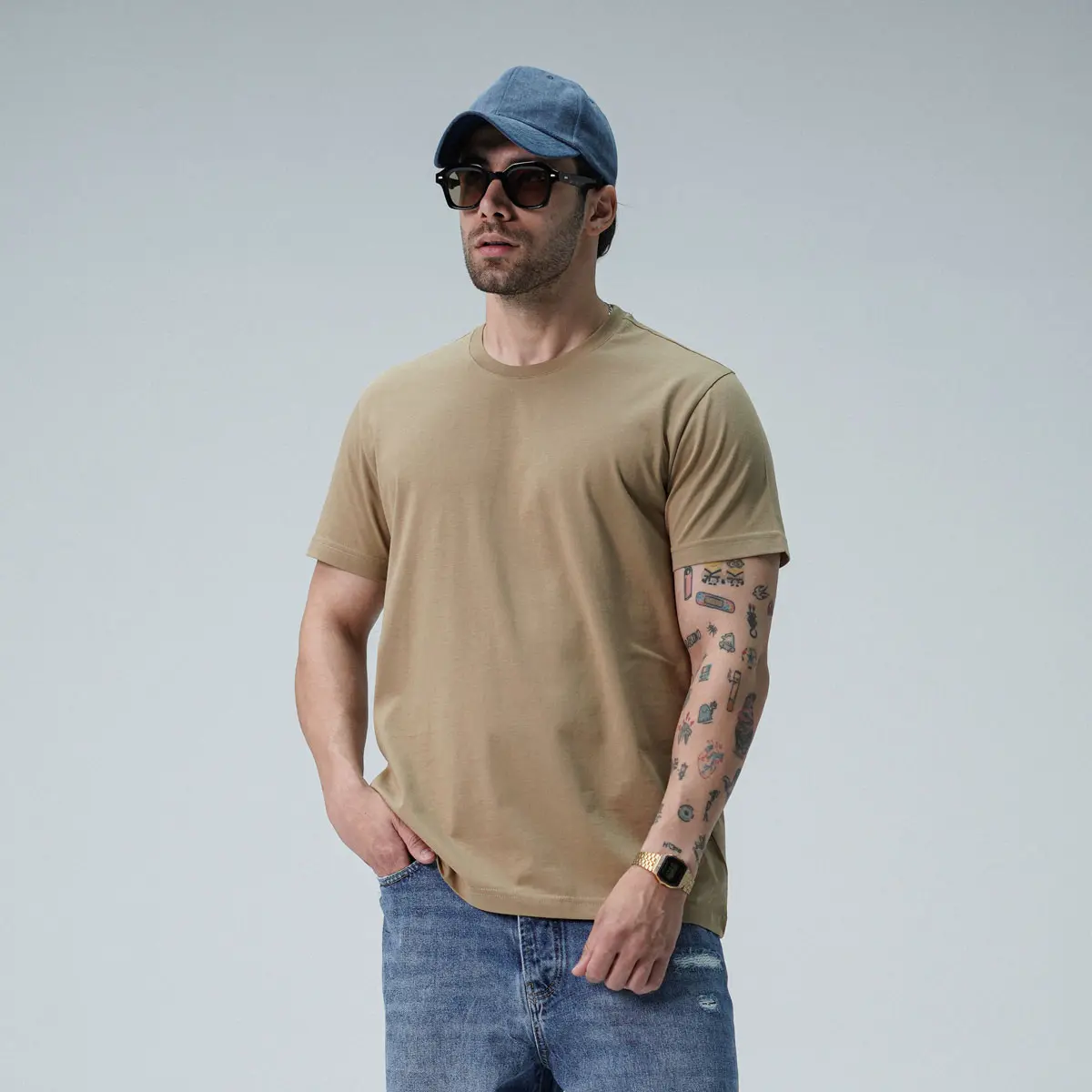 تی شرت مردانه آستین کوتاه کد 011